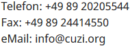 Telefon, Fax und E-Mail-Adresse